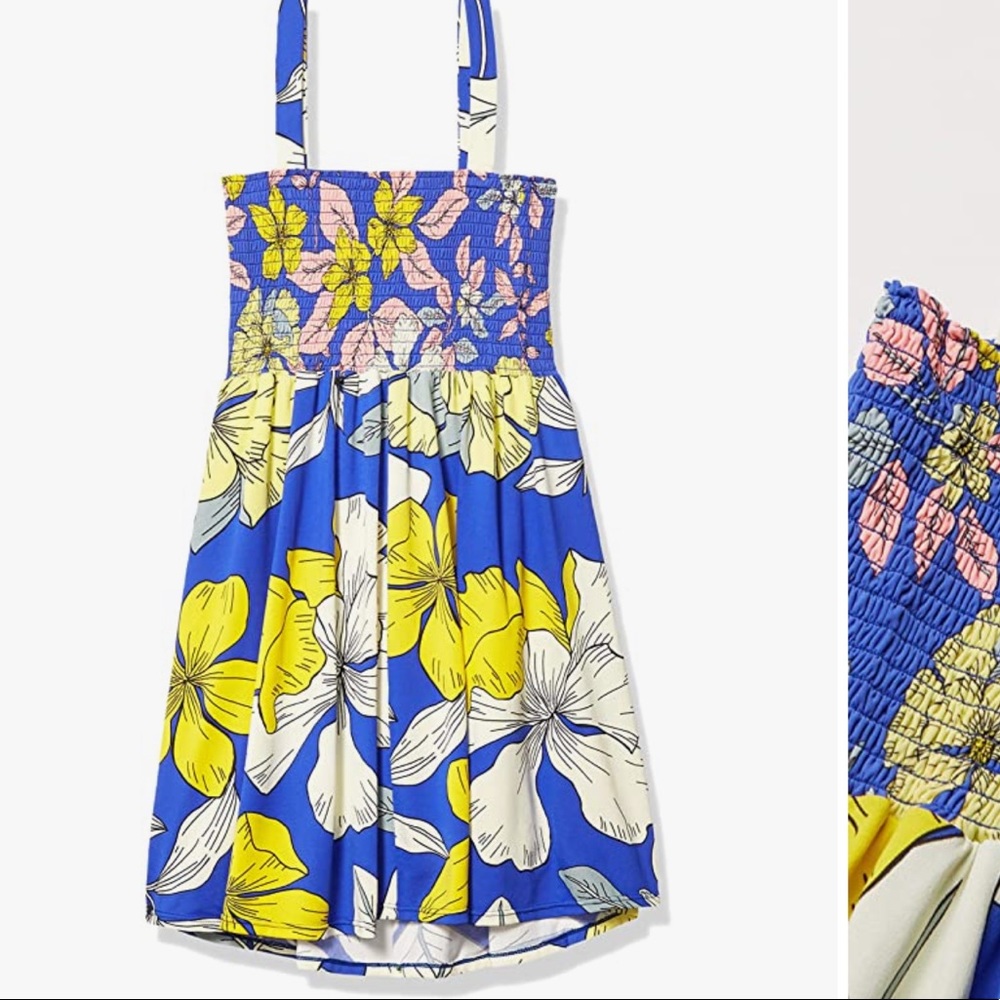 Maaji Girls' Printed Smocking Short Tank Dress size 2 new